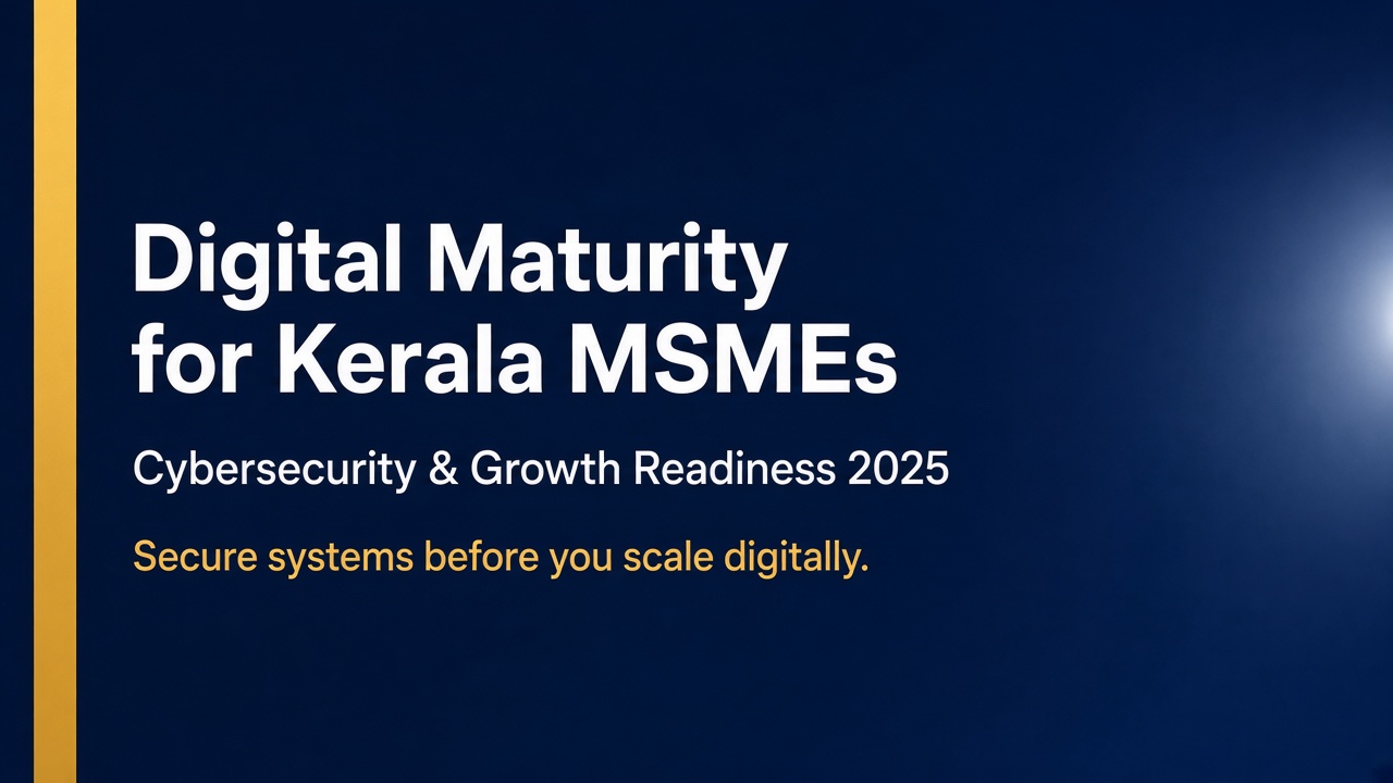 Digital Maturity 2025: Securing the Future of Kerala’s MSMEs