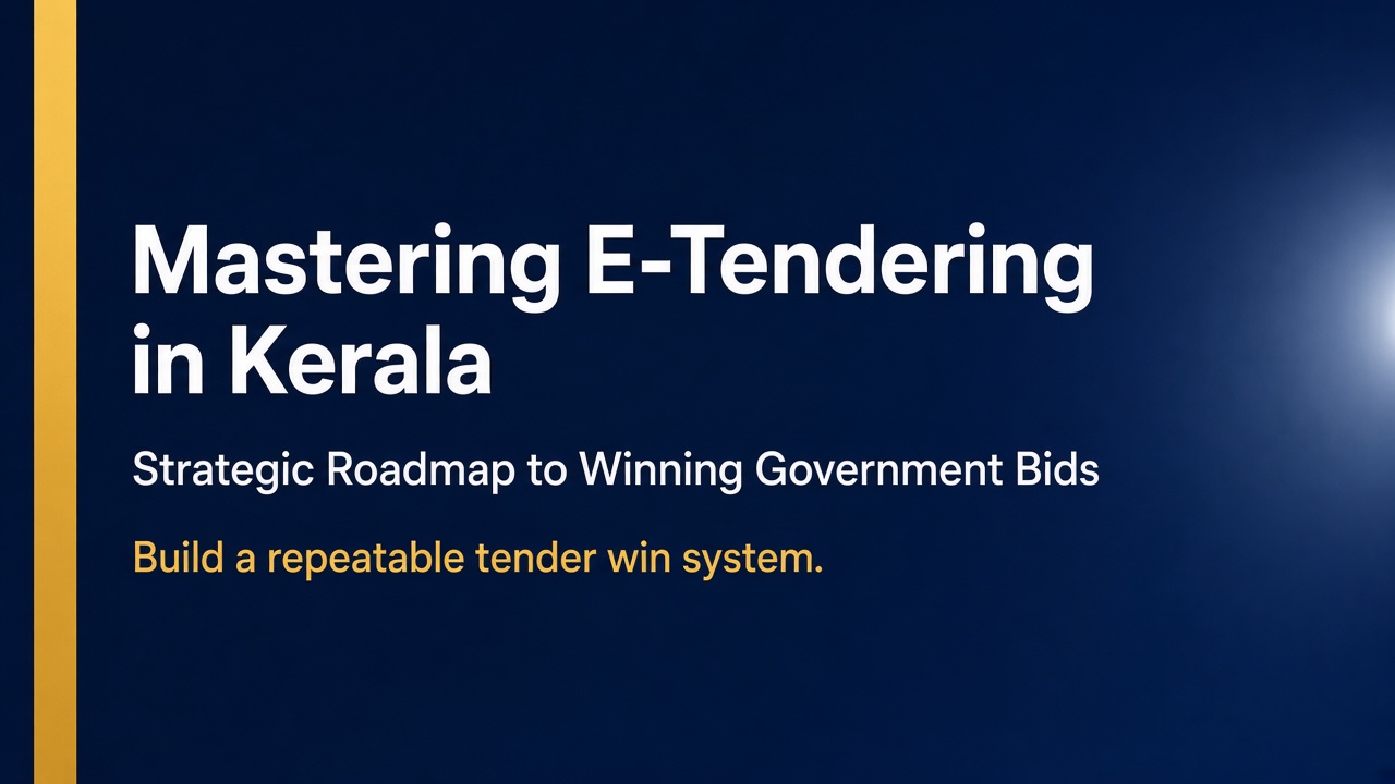 Kerala E-Tender Close Ritual: Checklist Before the Portal Deadline