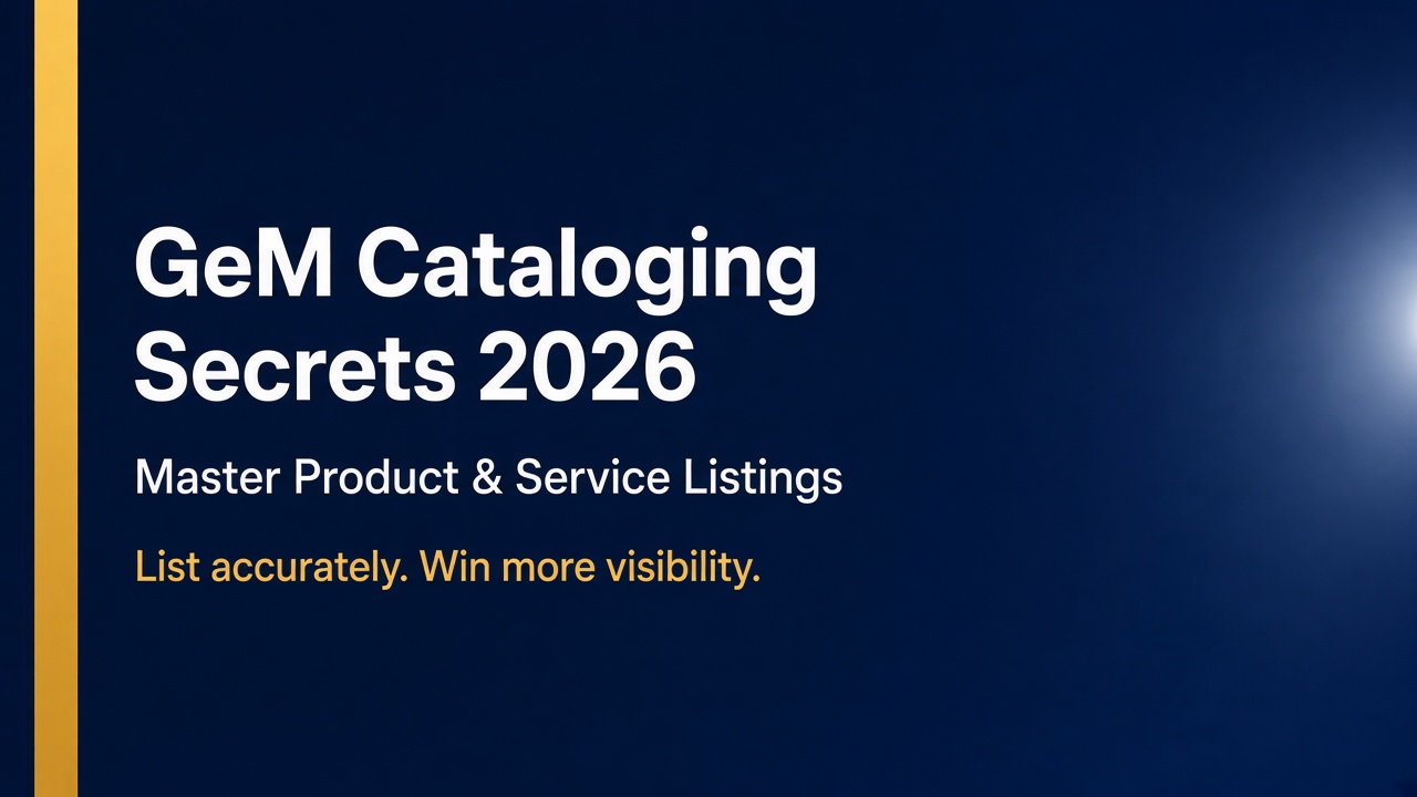 Why GeM Catalogues Get Rejected After Looking Complete