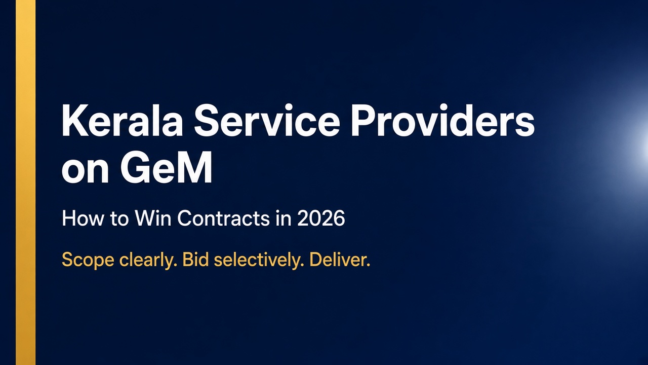 How Kerala Service Providers Can Win on GeM in 2026