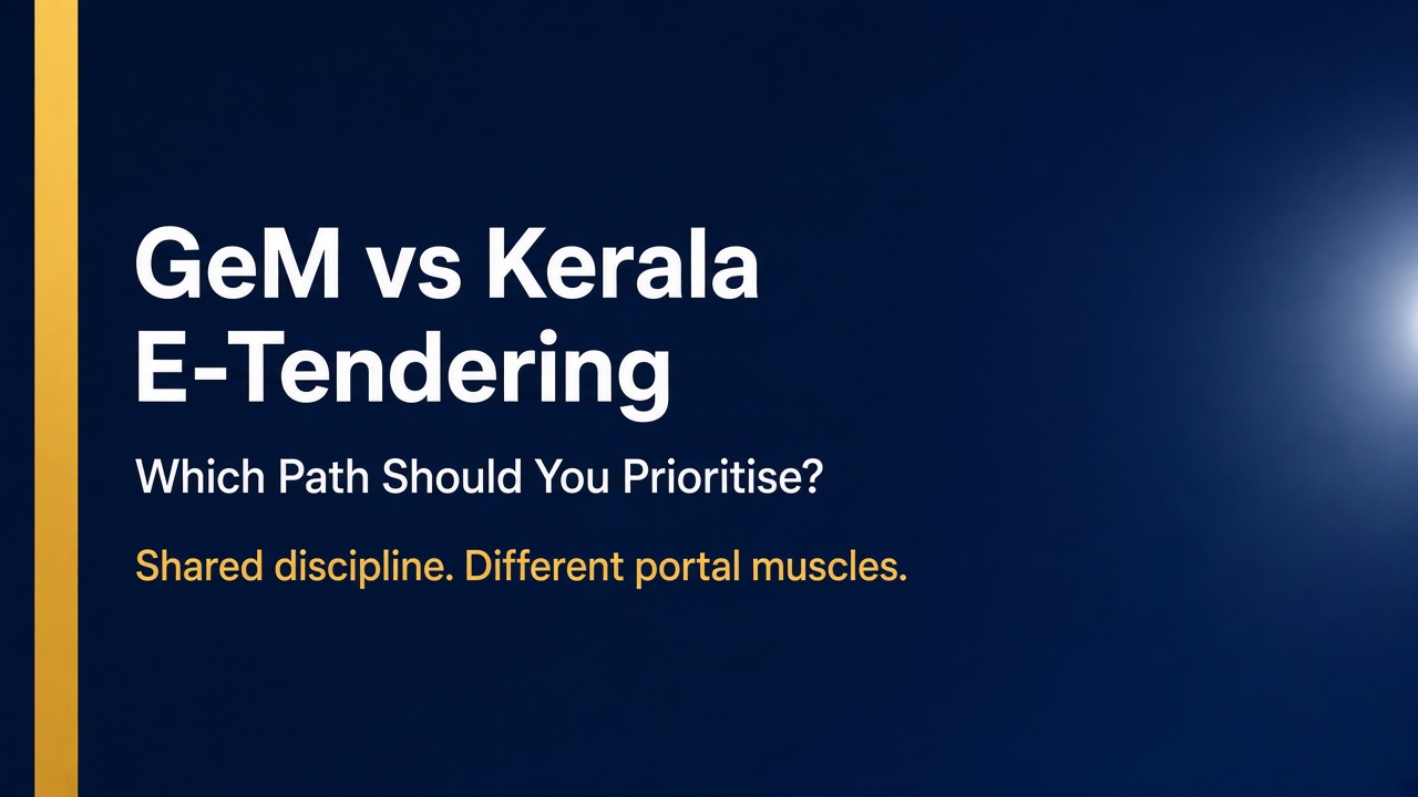 GeM vs Kerala E-Tendering: Which Path Should Your Business Prioritise?