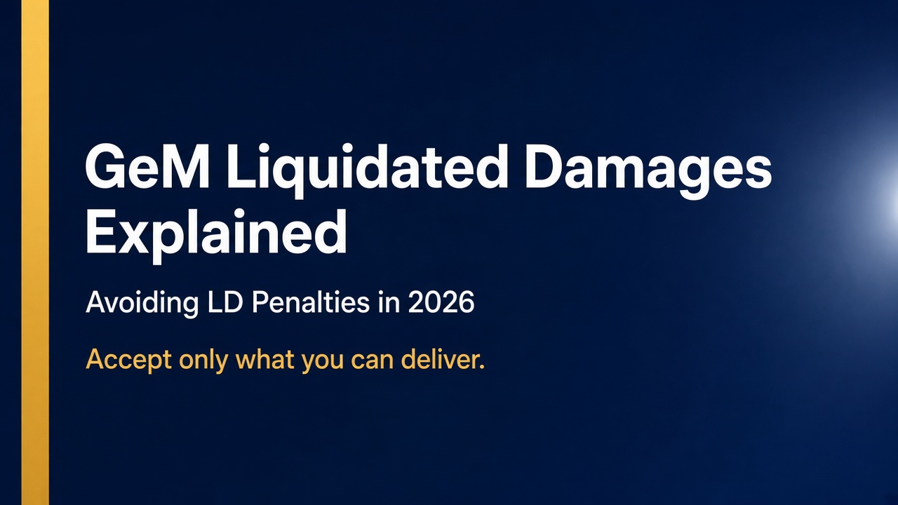 GeM Liquidated Damages Explained: Avoiding LD Penalties in 2026